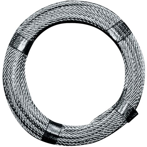 Câble métallique en acier inoxydable 100, fil à noyau unique