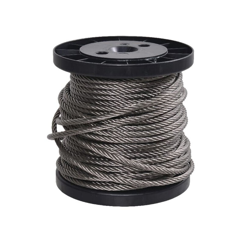 Câble en acier inoxydable 6mm longueur 25m UNIVERSEL WR06025RVS