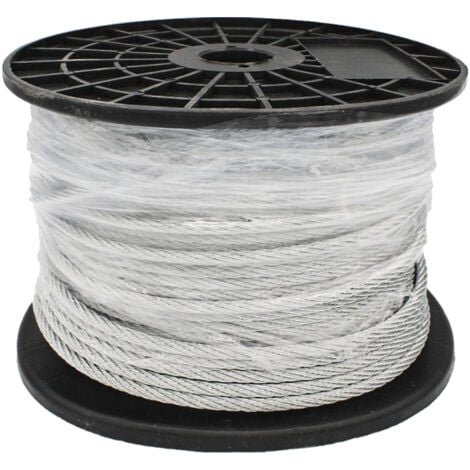 CÂBLE EN ACIER GALVANISÉ 3 MM 6x7x1