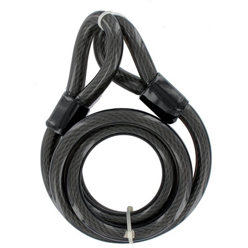 THIRARD Antivol v&eacute;lo twisty gaine , L.1.8 m x Diam.15 mm