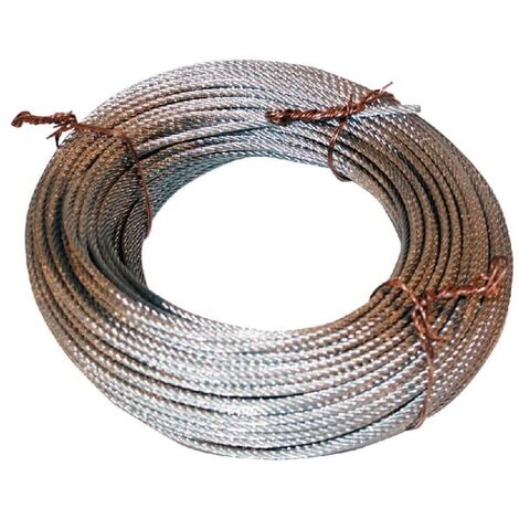 Câble en acier inoxydable 5mm – Souple pour extérieur – Résistant à la rouille – Applications variées – 0,11 kg - WR05RVS