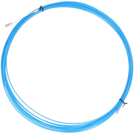 Câble en acier inoxydable gainé de plastique bleu 20m pour ascenseur et levage