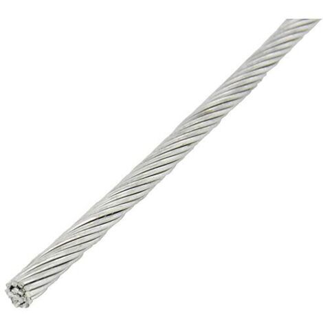 Câble en inox 7X7 mi-souple réf. 8379 A4 2,5 mm 250m
