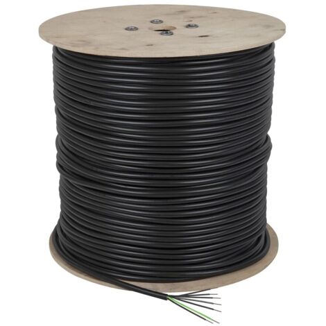 Câble enterré 7 x 1,5 mm² NYY-J avec conducteur de protection