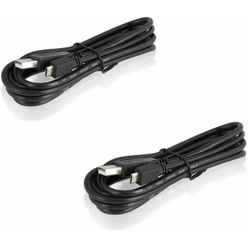 Câble et adaptateur pour vidéosurveillance Câble de chargement USB Playstation 4 pour manette PS4 Manette sans fil DualShock 4 (jeu de 2, 180 cm,