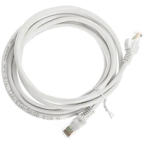 Câble Ethernet CAT 5e, cordon réseau RJ45, câble LAN Cat5/Cat5e - 3 m