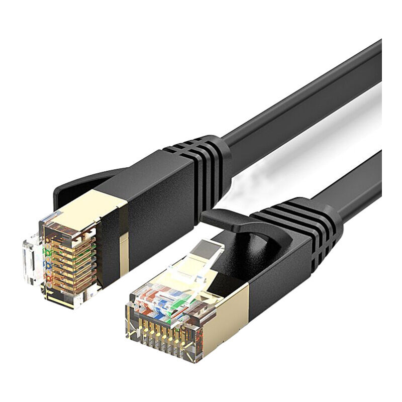 Câble Ethernet Cat 7 20M Câble Réseau Plat Câble RJ45 Câble Haut Débit LAN-Gigabit Ethernet 10Gbps Câble de Patch 600Mhz Compatible avec Routeur