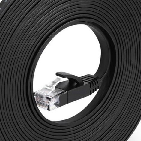 Câble Ethernet CAT6 30m 1000Mbps pour PC, Routeur, Xbox, PS5 et Switch