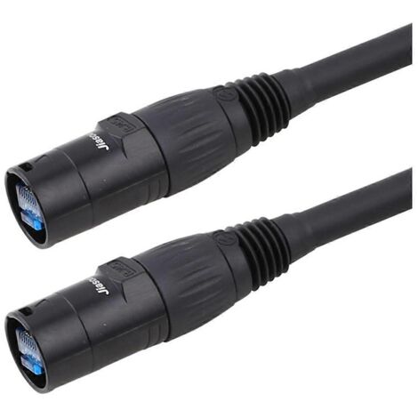 Câble Ethernet CAT6, connecteurs RJ45 compatibles, 1 mètre --