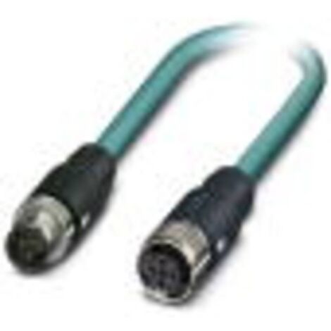 Câble Ethernet catégorie 5 Blindé Phoenix Contact, Bleu, 5m Avec connecteur Droit ( Prix pour 1 )
