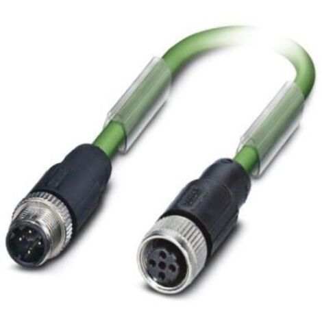 Câble Ethernet catégorie 5 Phoenix Contact, Vert, 2m Avec connecteur Droit ( Prix pour 1 )