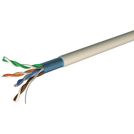 Câble Ethernet catégorie 5e F/UTP CAE Multimedia Connect, Gris, 305m LSZH Sans terminaison LSZH ( Prix pour Bobine de 305 Mètres )