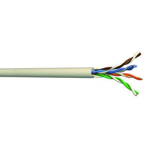 Câble Ethernet catégorie 5e U/UTP CAE Multimedia Connect, Gris, 305m LSZH Sans terminaison LSZH ( Prix pour Bobine de 305 Mètres )