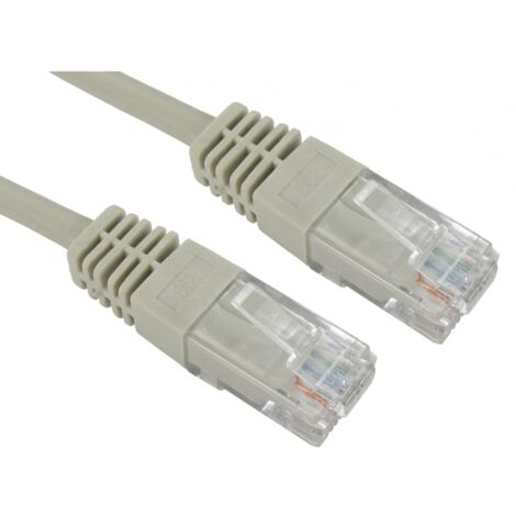 Câble Ethernet catégorie 5e UTP RS PRO, Gris, 50m PVC Avec connecteur Droit ( Prix pour 1 )