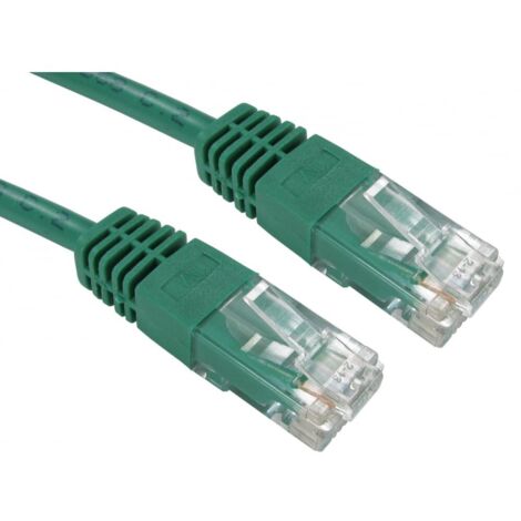 Câble Ethernet catégorie 5e UTP RS PRO, Vert, 15m PVC Avec connecteur Droit ( Prix pour 1 )