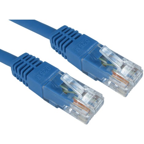 Câble Ethernet catégorie 6 UTP RS PRO, Bleu, 30m PVC Avec connecteur ( Prix pour 1 )