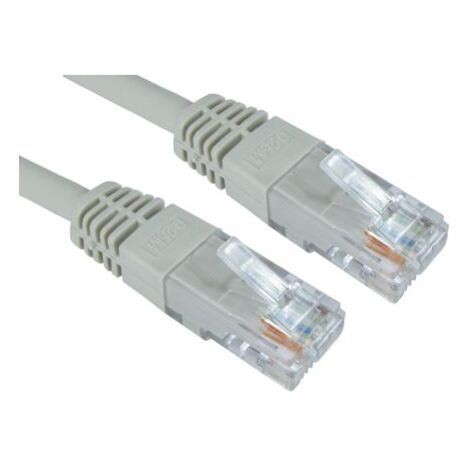 Câble Ethernet catégorie 6 UTP RS PRO, Gris, 7m PVC Avec connecteur ( Prix pour 1 )