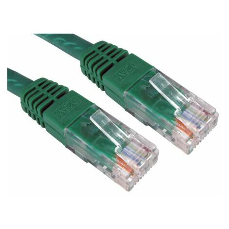 Câble Ethernet catégorie 6 UTP RS PRO, Vert, 15m PVC Avec connecteur ( Prix pour 1 )