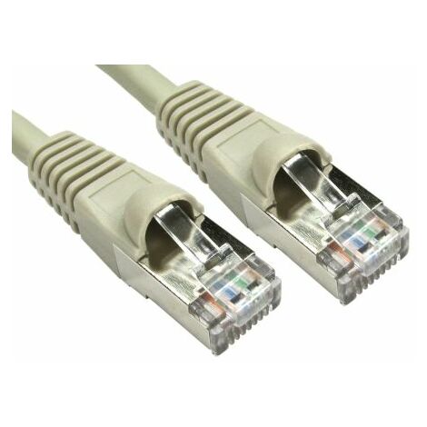 Câble Ethernet catégorie 6a S/FTP RS PRO, Gris, 500mm LSZH Avec connecteur LSZH ( Prix pour 1 )