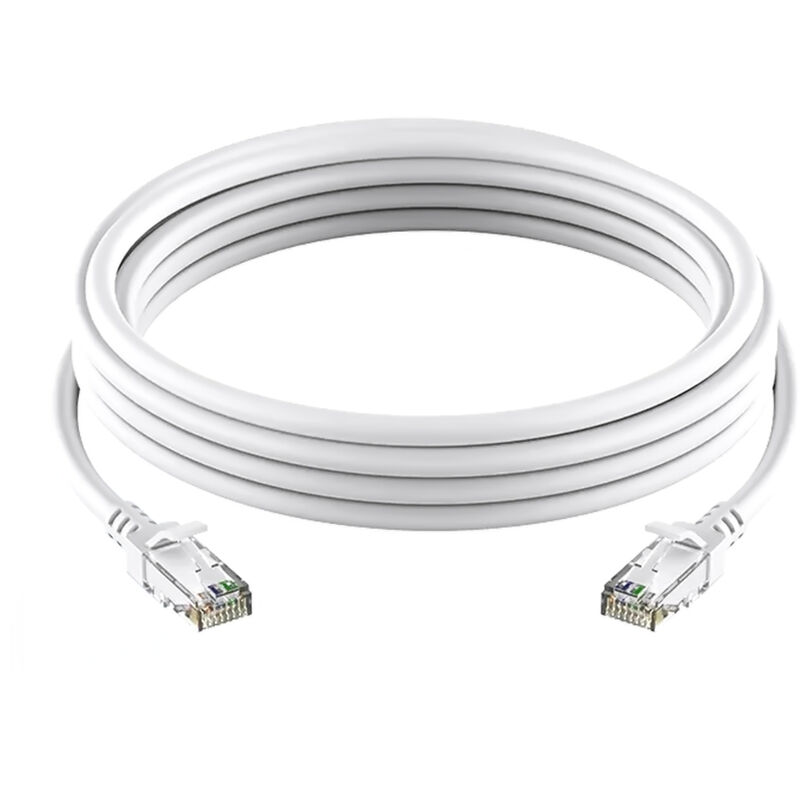 

Cable Ethernet Huishu CAT6, cable de red de parche ultrafino para enrutador RJ45, computadora, TVBox, cables de red LAN de 1000 Mbps,1 m