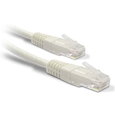 Câble Ethernet Metronic Cat 6A - Blanc - 3m