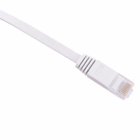 Câble Ethernet plat CAT6 RJ45, 0,5 à 20 mètres - Câble réseau LAN UTP haute vitesse, adapté aux routeurs et aux ordinateurs.