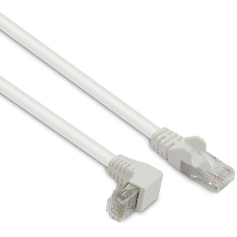 Câble Ethernet RJ45 CAT 5e mâle/mâle coudé - UTP 0,5 m
