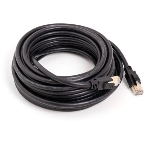 Cable ethernet rj45 cat-8 10m negro axil