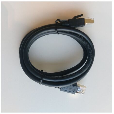 Cable ethernet rj45 cat-8 1m negro axil