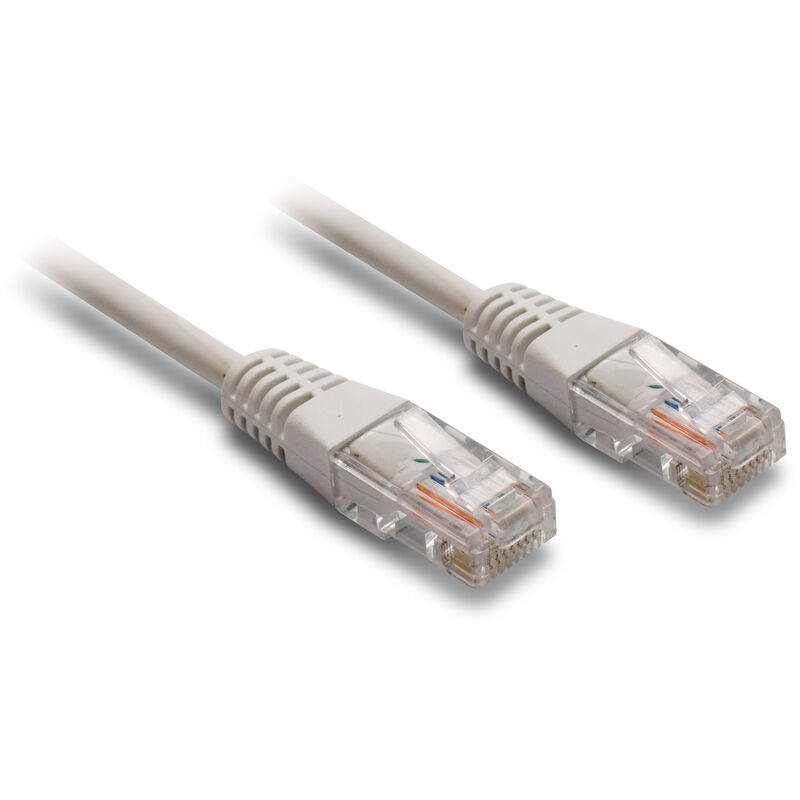 

Metronic 495235 - Cable Ethernet RJ45 recto macho / macho - 5mts, blanco