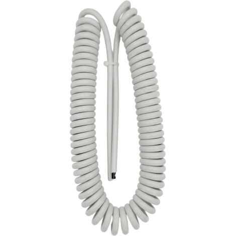 Cable Extensible Espiral 2x0,75mm - Prolongación Manguera Rizada 5m