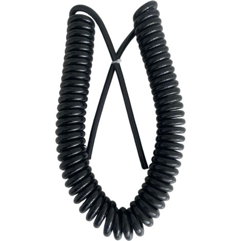 Cable Extensible Espiral 3x1mm - Prolongación Manguera Rizada 5m