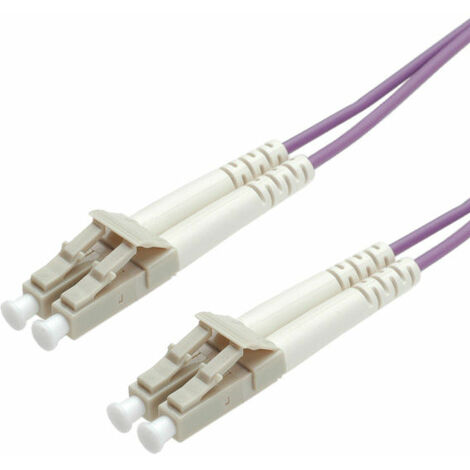 Cable Fibra Óptica OM3 LC-UPC/SC-UPC 2.5M Azul