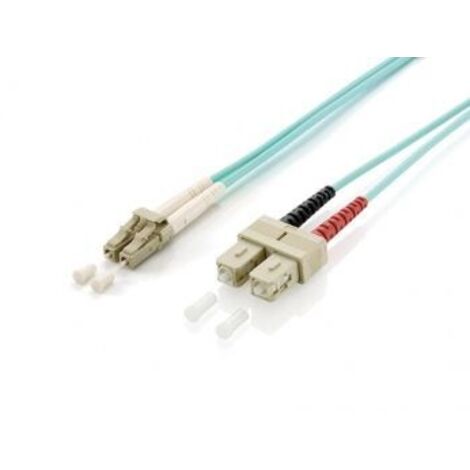 CABLE FIBRA OPTICA OM3 DUPLEX LIBRE  HALOGENOS SC/SC 50/125u 10M LIBRE HALOGENOS