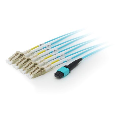 CABLE FIBRA OPTICA TRUNK  MTP/LC  Patch Cord OM4 8 FRIBRAS M/M 3M