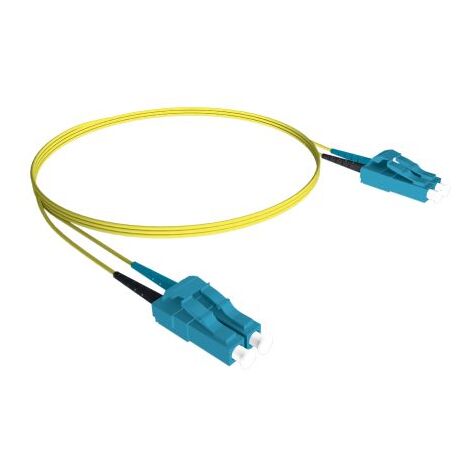 Câble fibre optique CAE Multimedia Connect 1m Avec connecteur / LC, OS2 Mono-mode, 2 fibres ( Prix pour 1 )