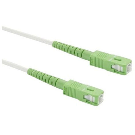Câble Fibre optique D2 Diffusion 3 m Blanc et Vert