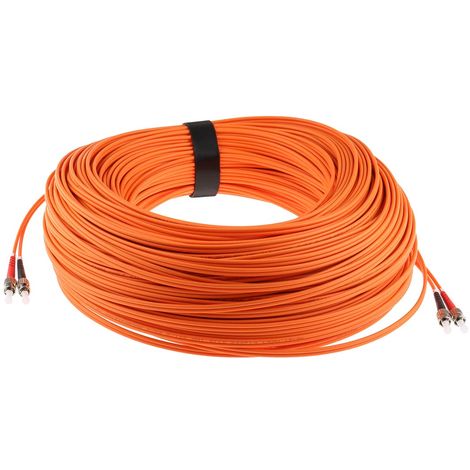 Câble fibre optique RS PRO 100m Avec connecteur / ST, OM1 Multi-mode ( Prix pour 1 )