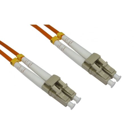 Câble fibre optique RS PRO 1m Avec connecteur / LC, Multi-mode, 2 fibres, LSZH ( Prix pour 1 )