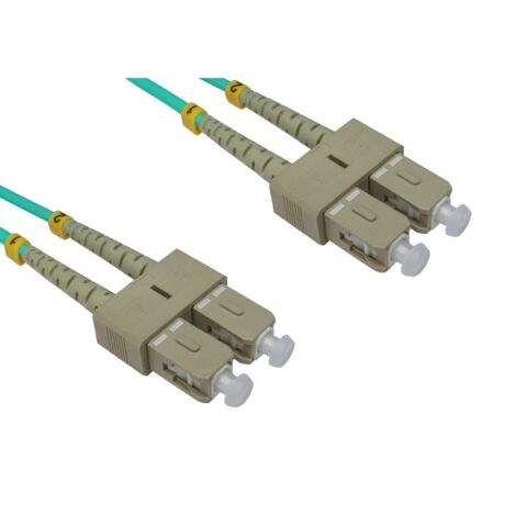 Câble fibre optique RS PRO 1m Avec connecteur / SC, Multi-mode, 2 fibres, LSZH ( Prix pour 1 )