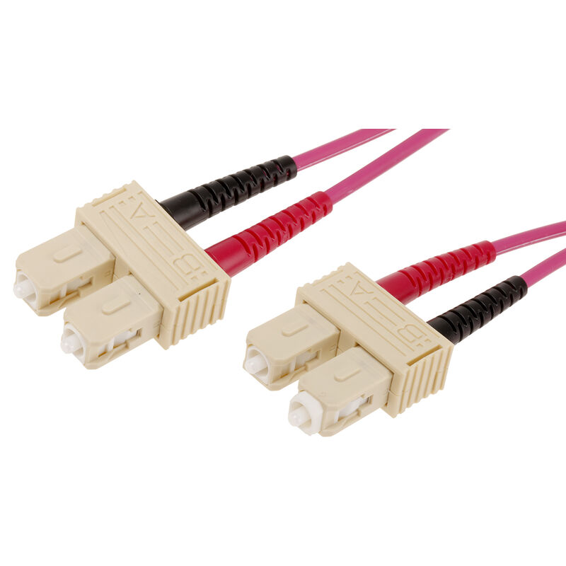 Rs Pro - Câble fibre optique 3m Avec connecteur / sc, OM4 Multi-mode ( Prix pour 1 )