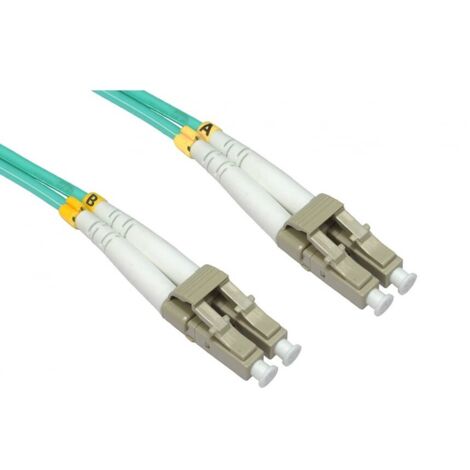 Câble fibre optique RS PRO 500mm Avec connecteur / LC, Multi-mode, 2 fibres, LSZH ( Prix pour 1 )