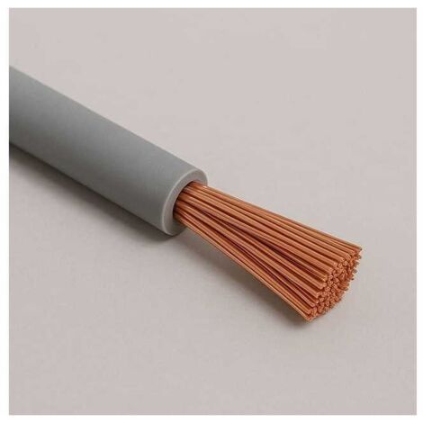 Câble Fil Unipolaire de silicium FG4 section 2,50 mmq gris