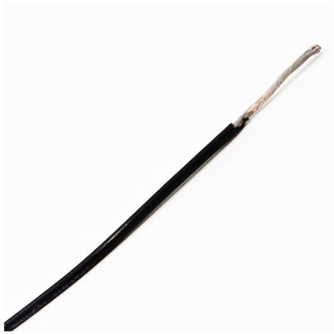Câble fil unipolaire FEP IMQ approuvé sec. 0,75 mmq Noir