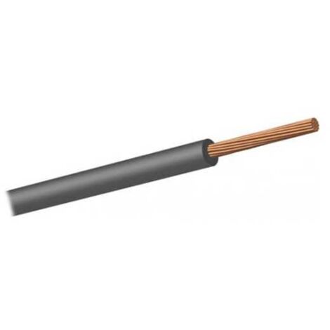 Câble fil unipolaire FG/19 CEI 20-22 Gris section 1,5 mmq