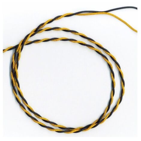 Câble Fil Unipolaire FLRY-B 6722 Twisted 2x1,00 mmq Jaune - Noir