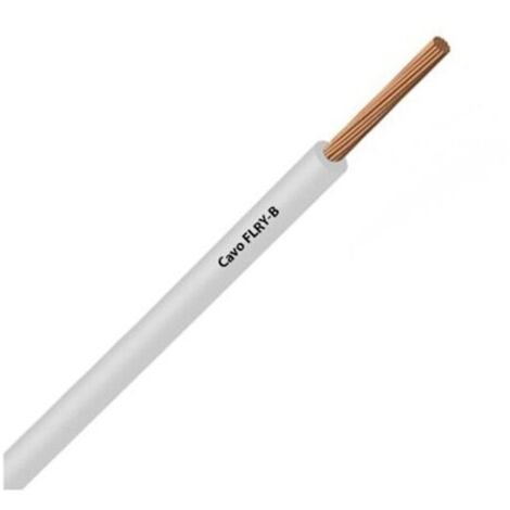 Câble Fil Unipolaire FLRY-B ISO 6722 Classe B Sec.  0,25 mmq blanc