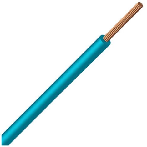 Câble Fil Unipolaire FLRY-B ISO 6722 Classe B Sec. 0,50 mmq Bleu Clair