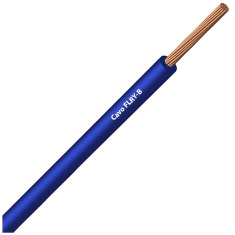 Câble Fil Unipolaire FLRY-B ISO 6722 Classe B Sec. 1,00 Bleu