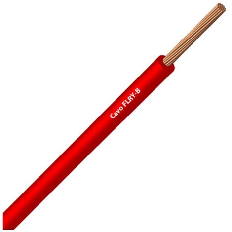Câble Fil Unipolaire FLRY-B ISO 6722 Classe B Sec. 1,00 Rouge